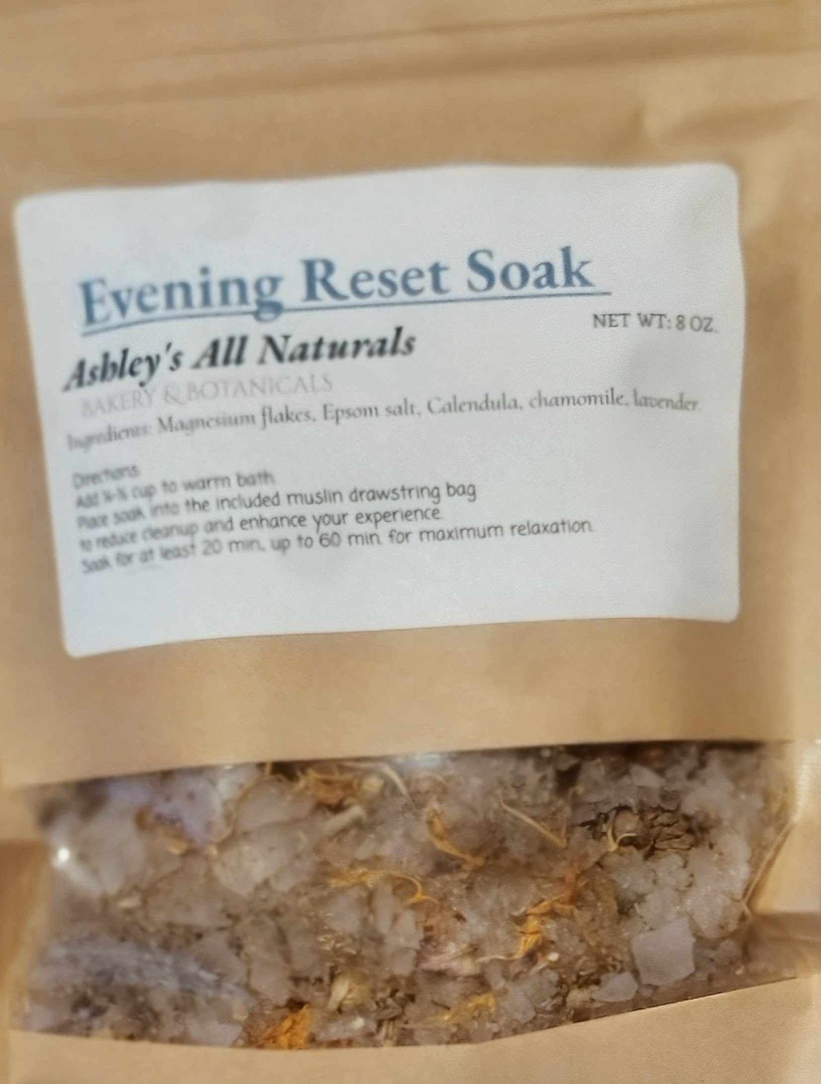 🌙 Evening Reset Soak 8oz

Calming Botanical Bath | Magnesium + Herbal Blend